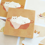 【Mula】Memo Pad - Neko (100 Sheets)