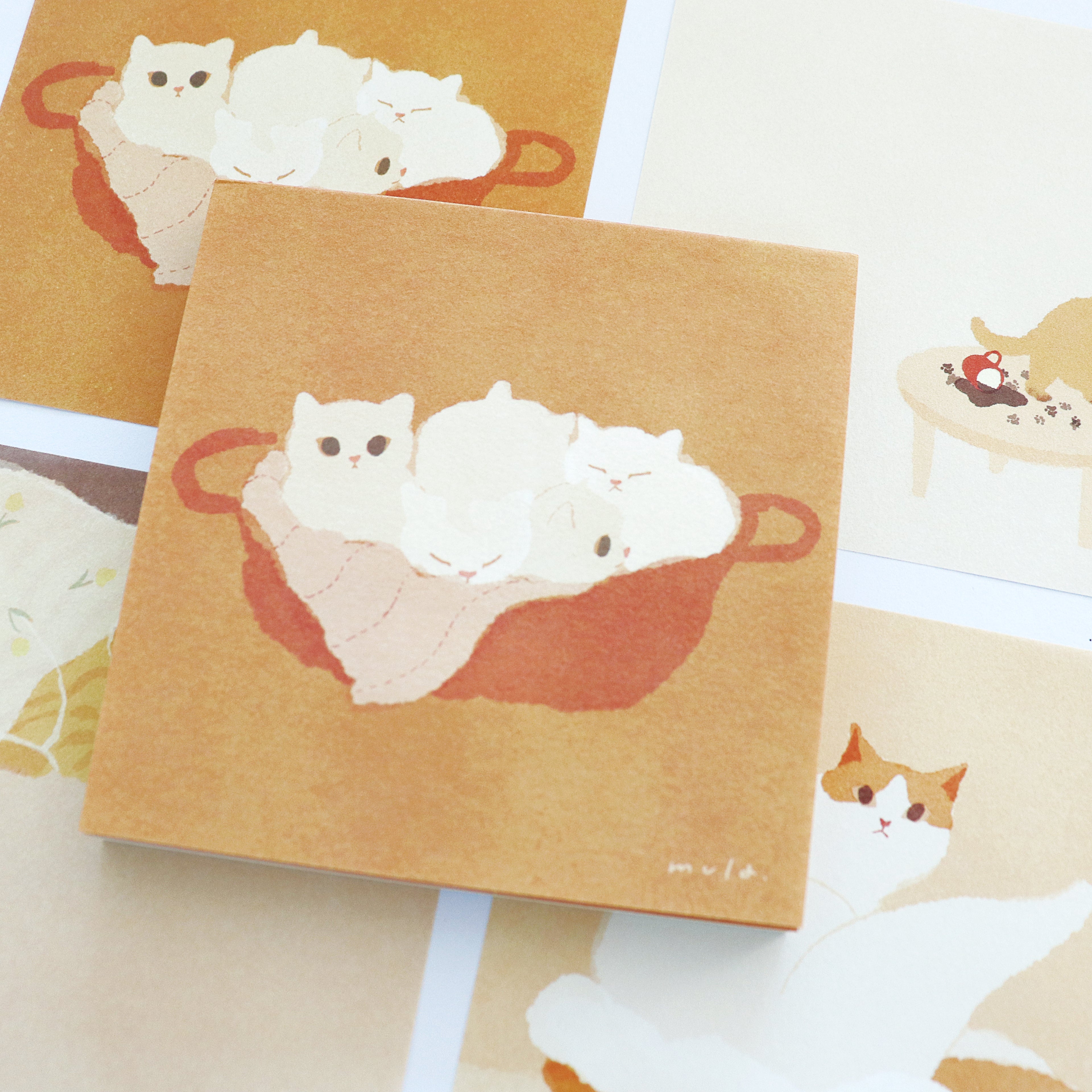 【Mula】Memo Pad - Neko (100 Sheets)