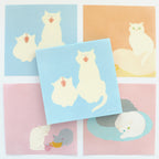 【Mula】Memo Pad - Neko (100 Sheets)