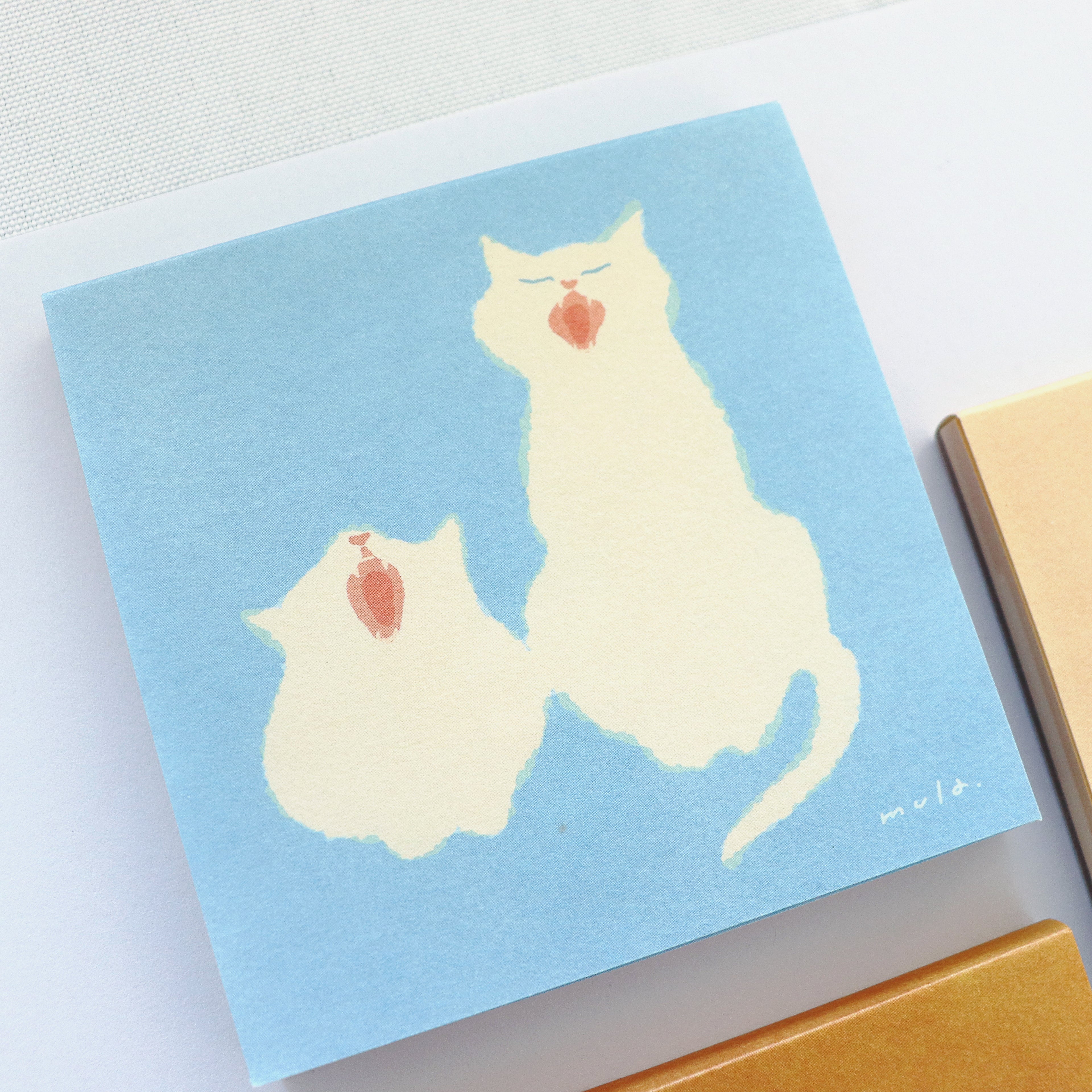 【Mula】Memo Pad - Neko (100 Sheets)