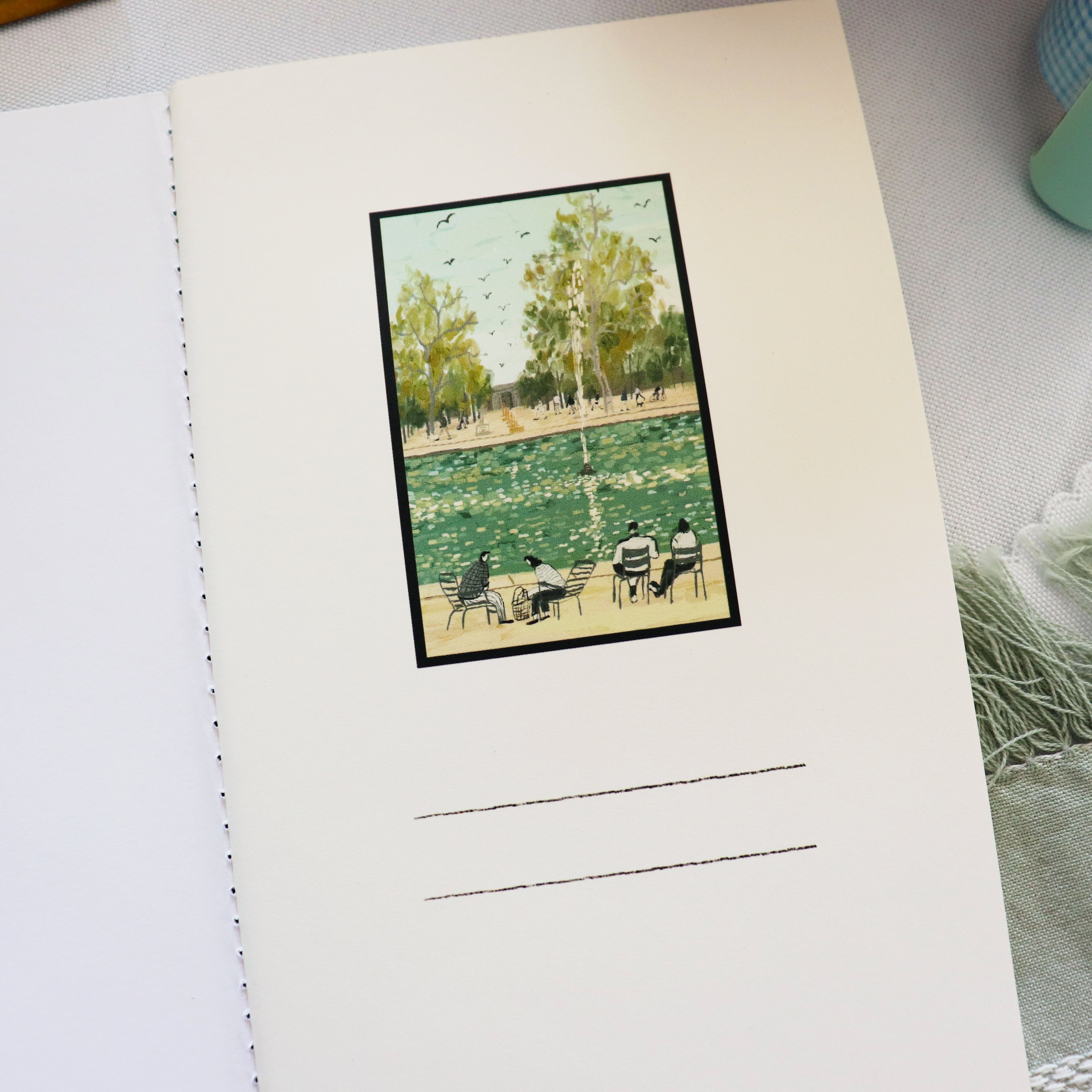 【Wanle Studio】Notebook - Blank (11×21cm)