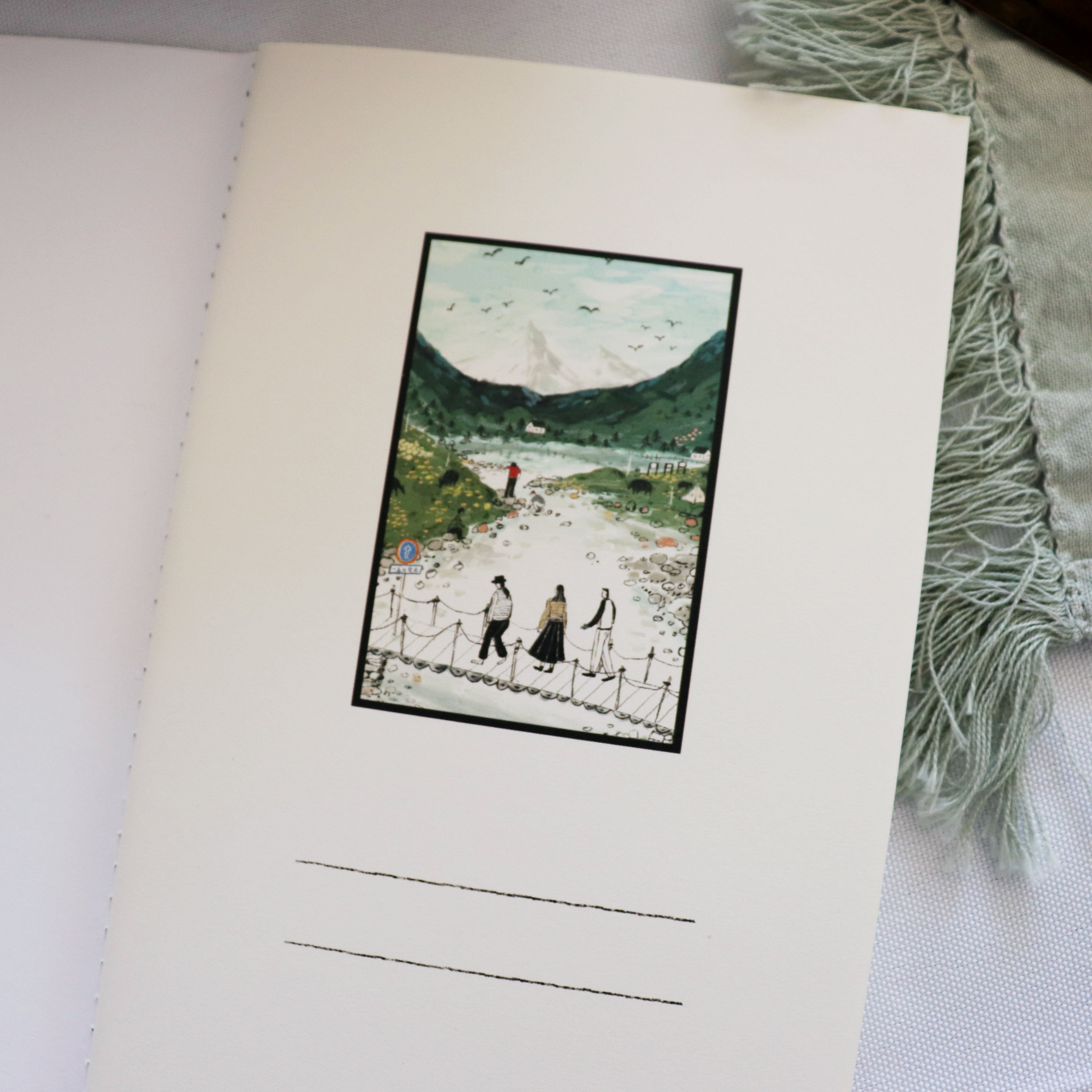 【Wanle Studio】Notebook - Blank (11×21cm)