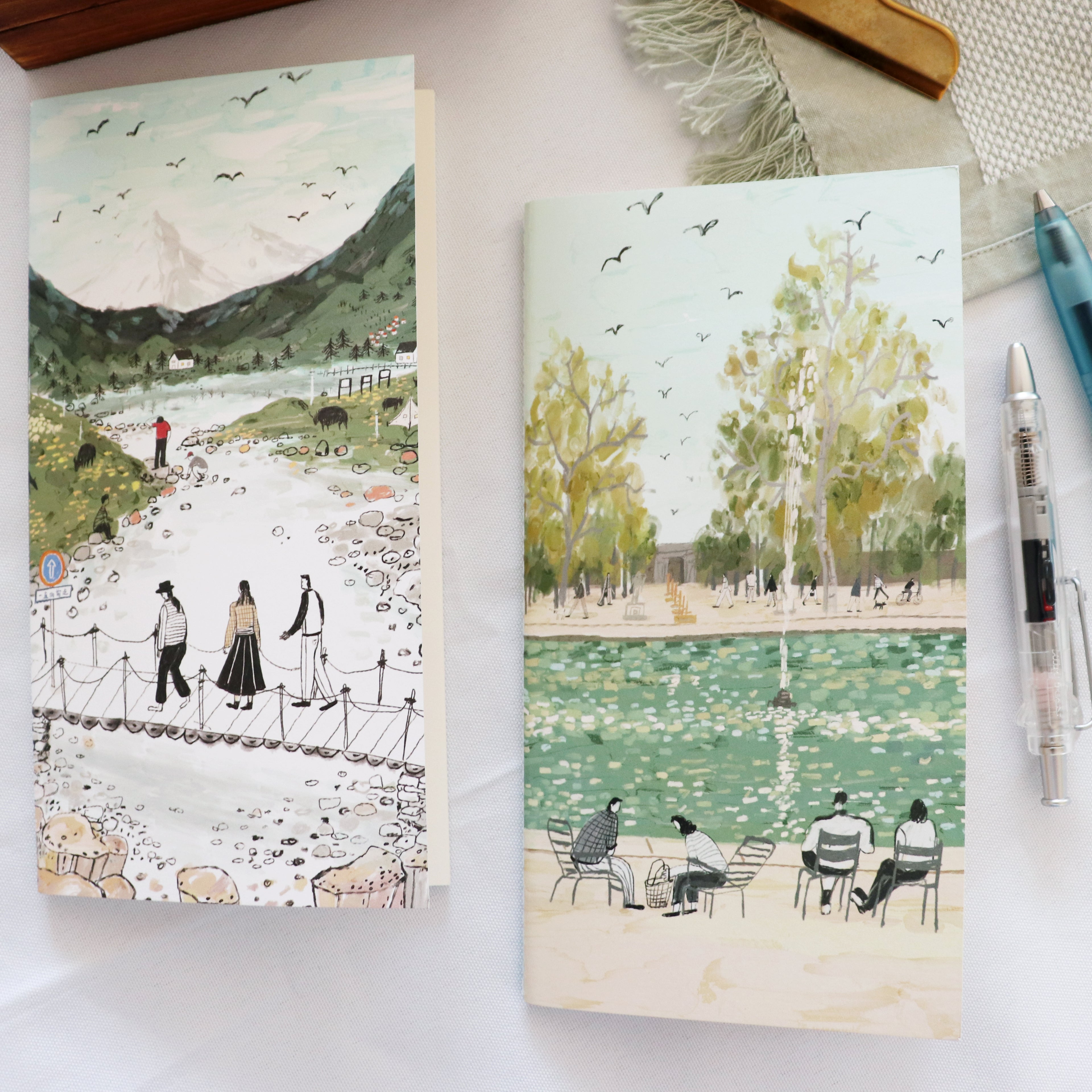 【Wanle Studio】Notebook - Blank (11×21cm)