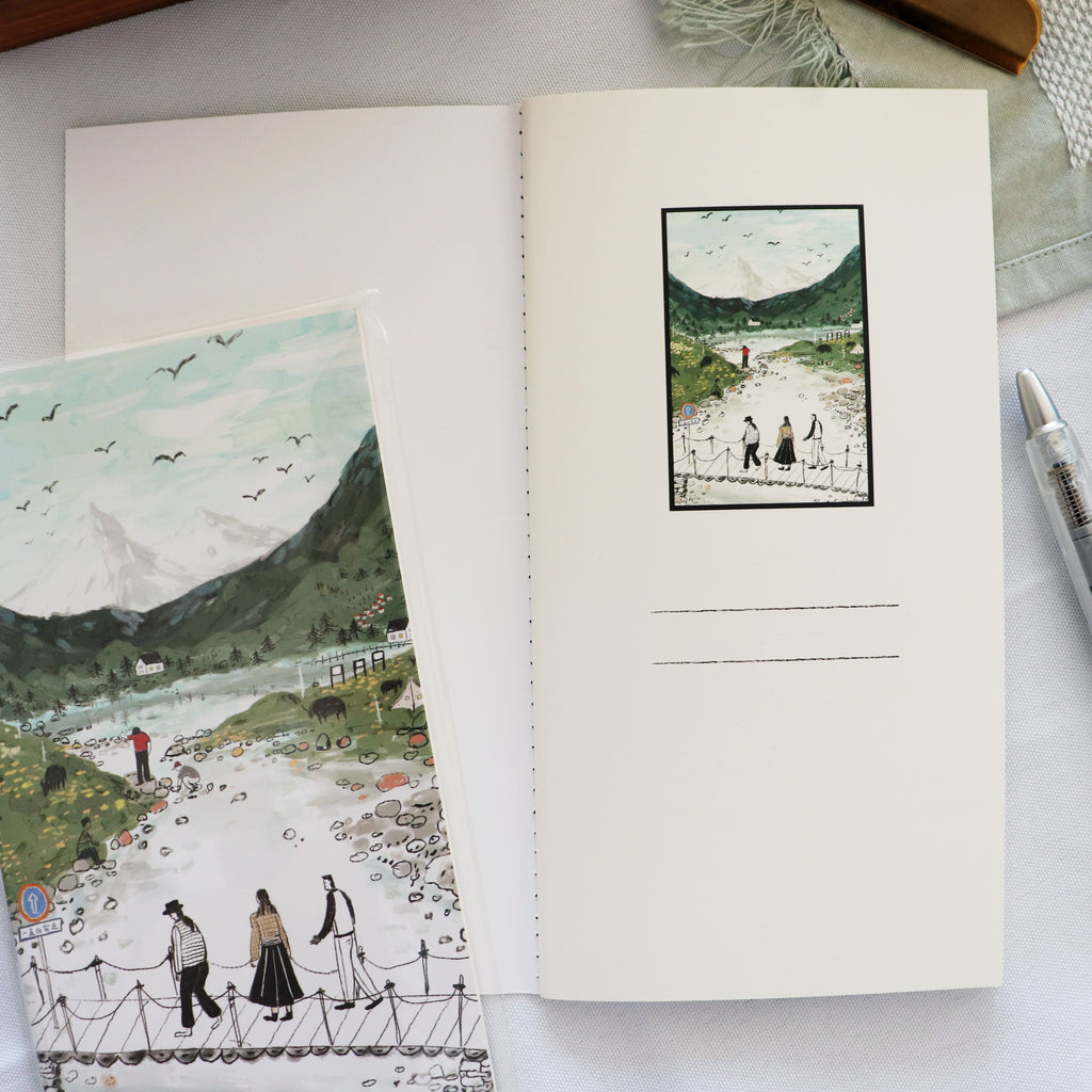 【Wanle Studio】Notebook - Blank (11×21cm)