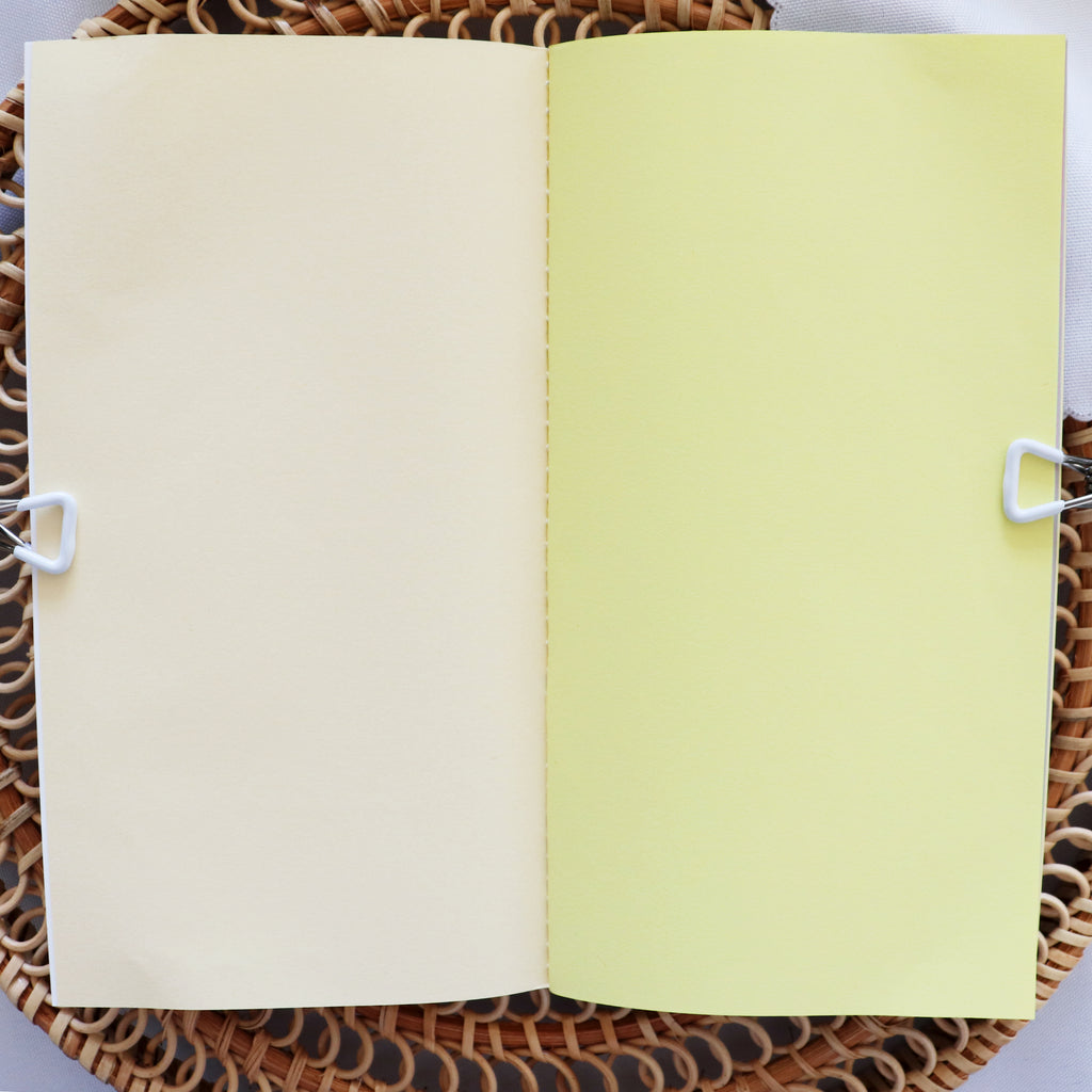 【Wanle Studio】Notebook - Colorful Ditsy Floral (11×21cm)
