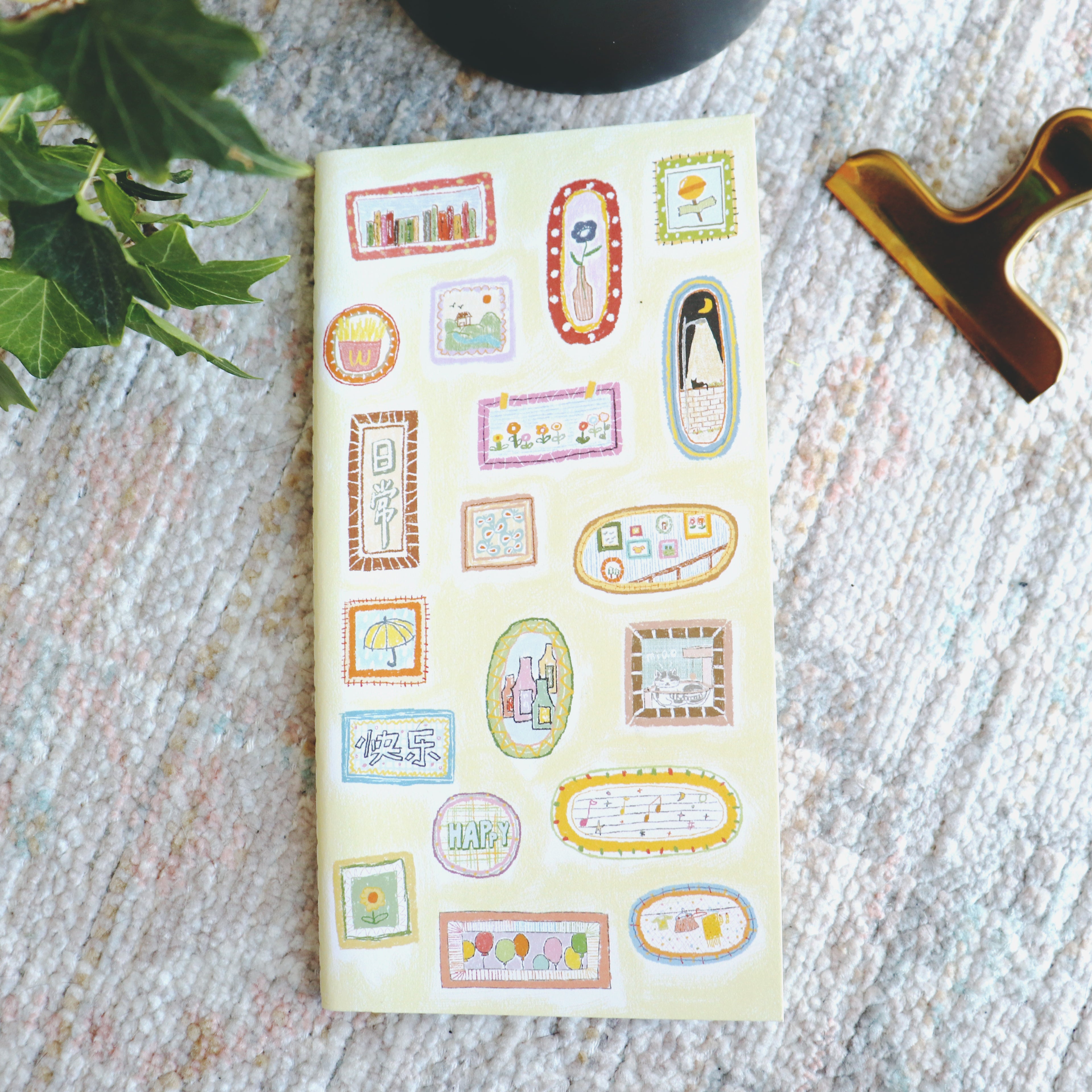 【Wanle Studio】Notebook - Petite Frame (11×21cm)