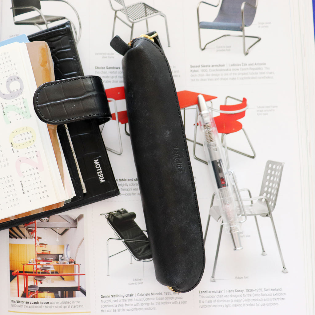 【Luddite】Leather Arch Pen Case- Maya- Small