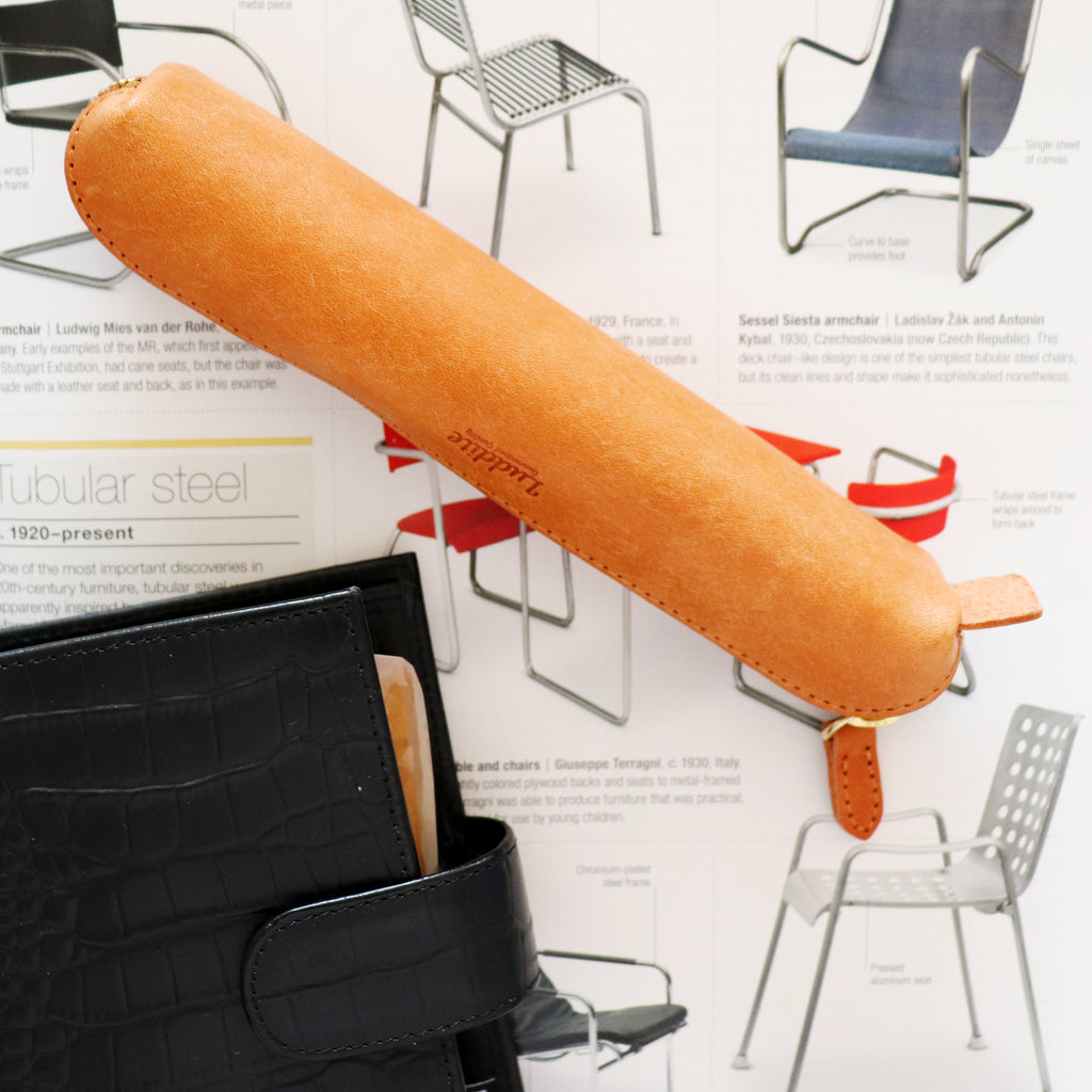 【Luddite】Leather Arch Pen Case- Maya- Small