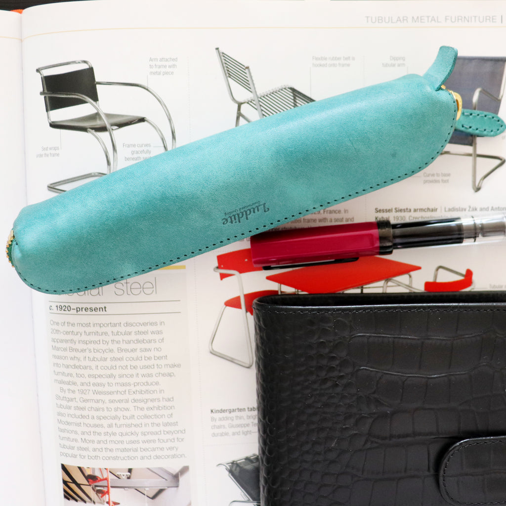【Luddite】Leather Arch Pen Case- Maya- Small