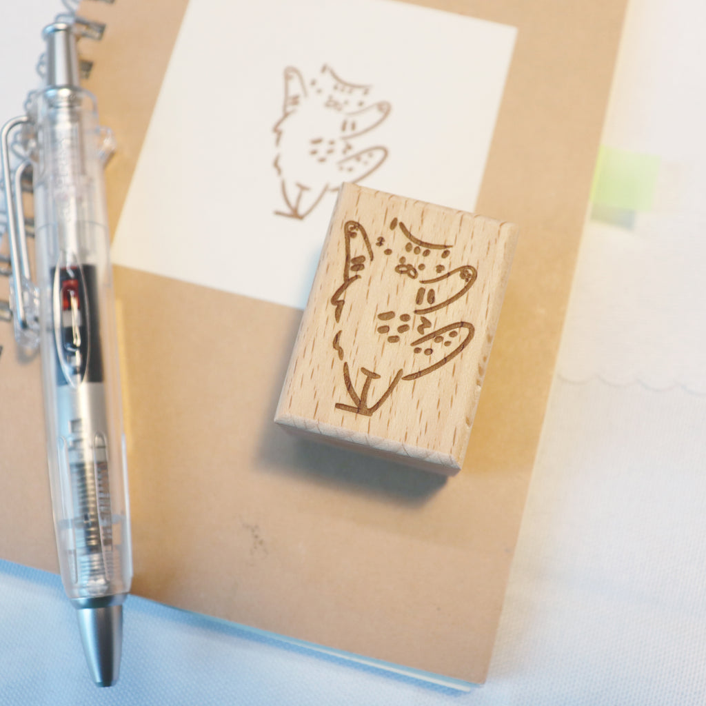 【Sanen】Wooden Stamp - Look at the Fish I Caught — It's THIS Big!