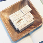 【Partialafra】Travel Log Series Wooden Stamp