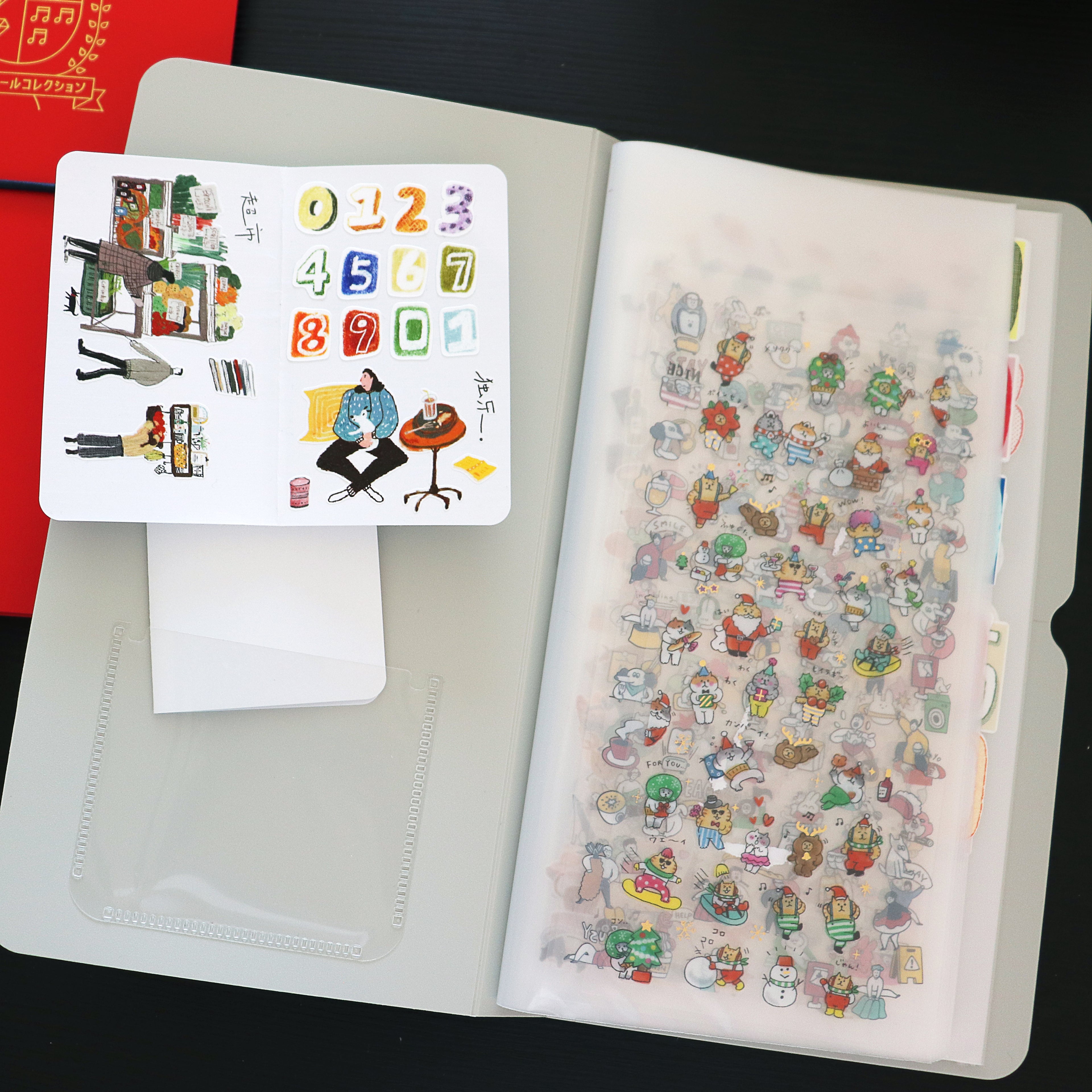 [Kingjim] KITTA-File Sticker Collection