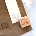 [Bunny Craft House] Wood Stamp - Pearl Shell
