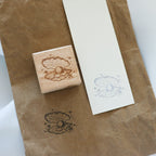 [Bunny Craft House] Wood Stamp - Pearl Shell