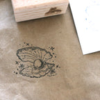[Bunny Craft House] Wood Stamp - Pearl Shell