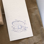 [Bunny Craft House] Wood Stamp - Pearl Shell