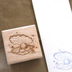 [Bunny Craft House] Wood Stamp - Pearl Shell