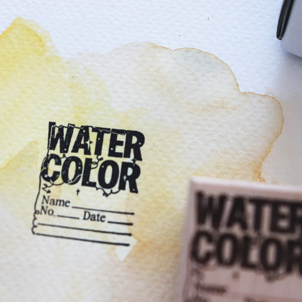 [Snow Joe] Wood Stamp - Watercolor Swatch