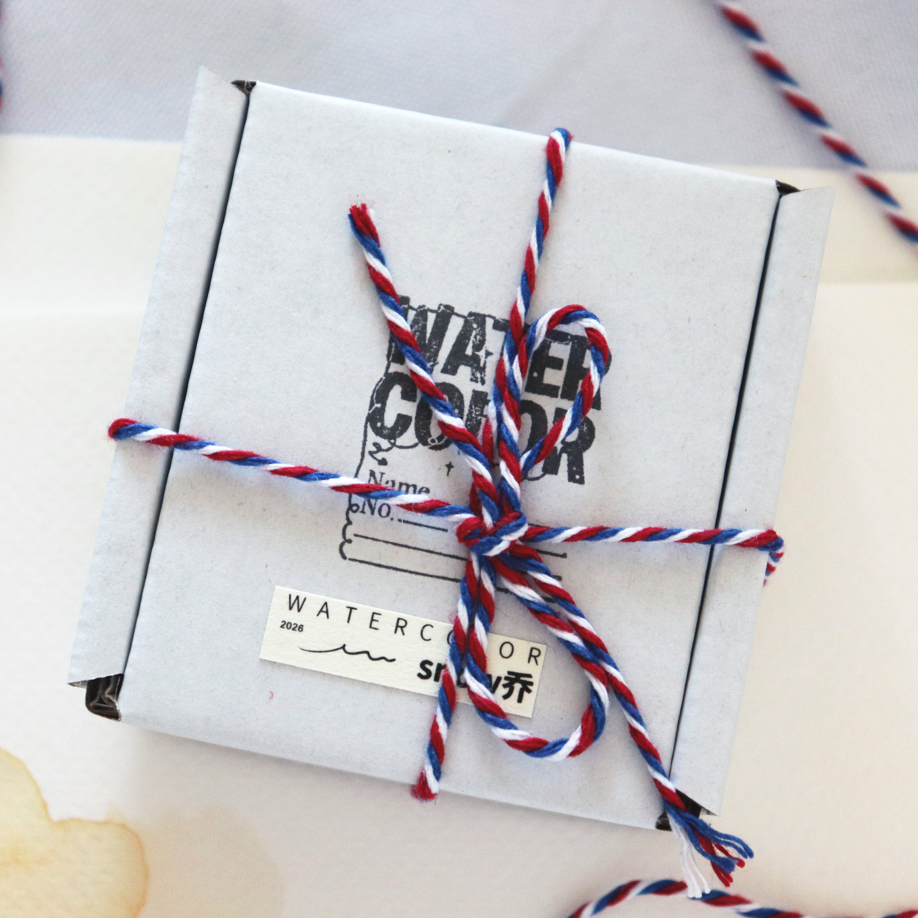 [Snow Joe] Wood Stamp - Watercolor Swatch