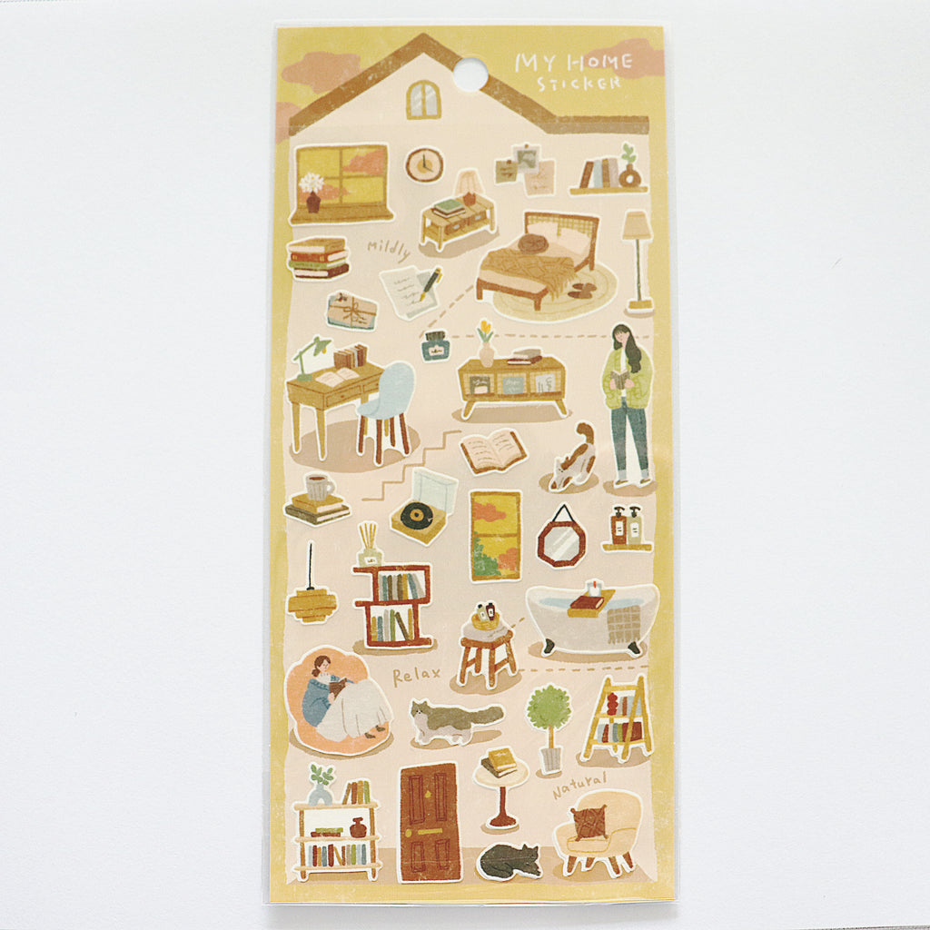 [Mind Wave] My Home Sticker- Reading Time