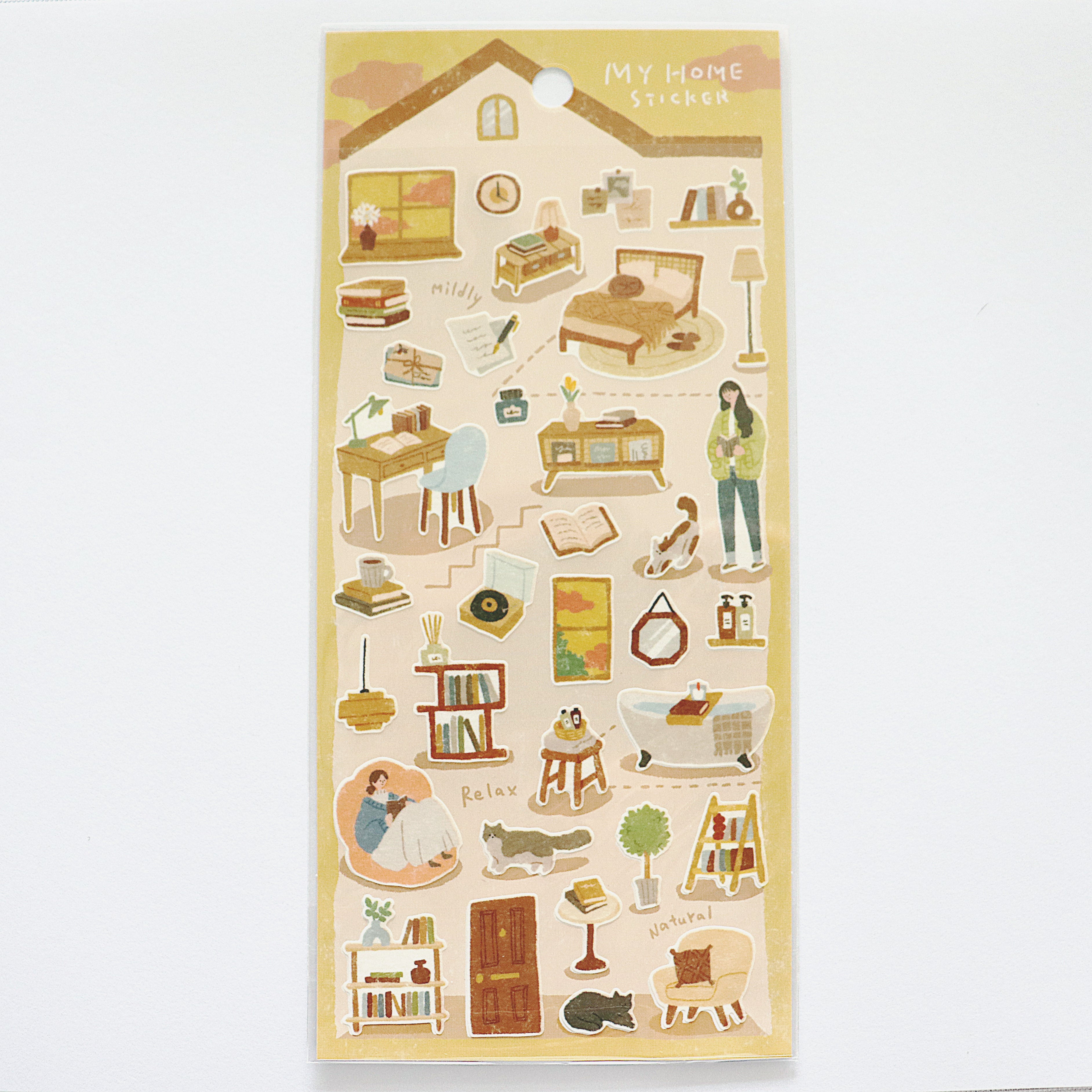 [Mind Wave] My Home Sticker- Reading Time