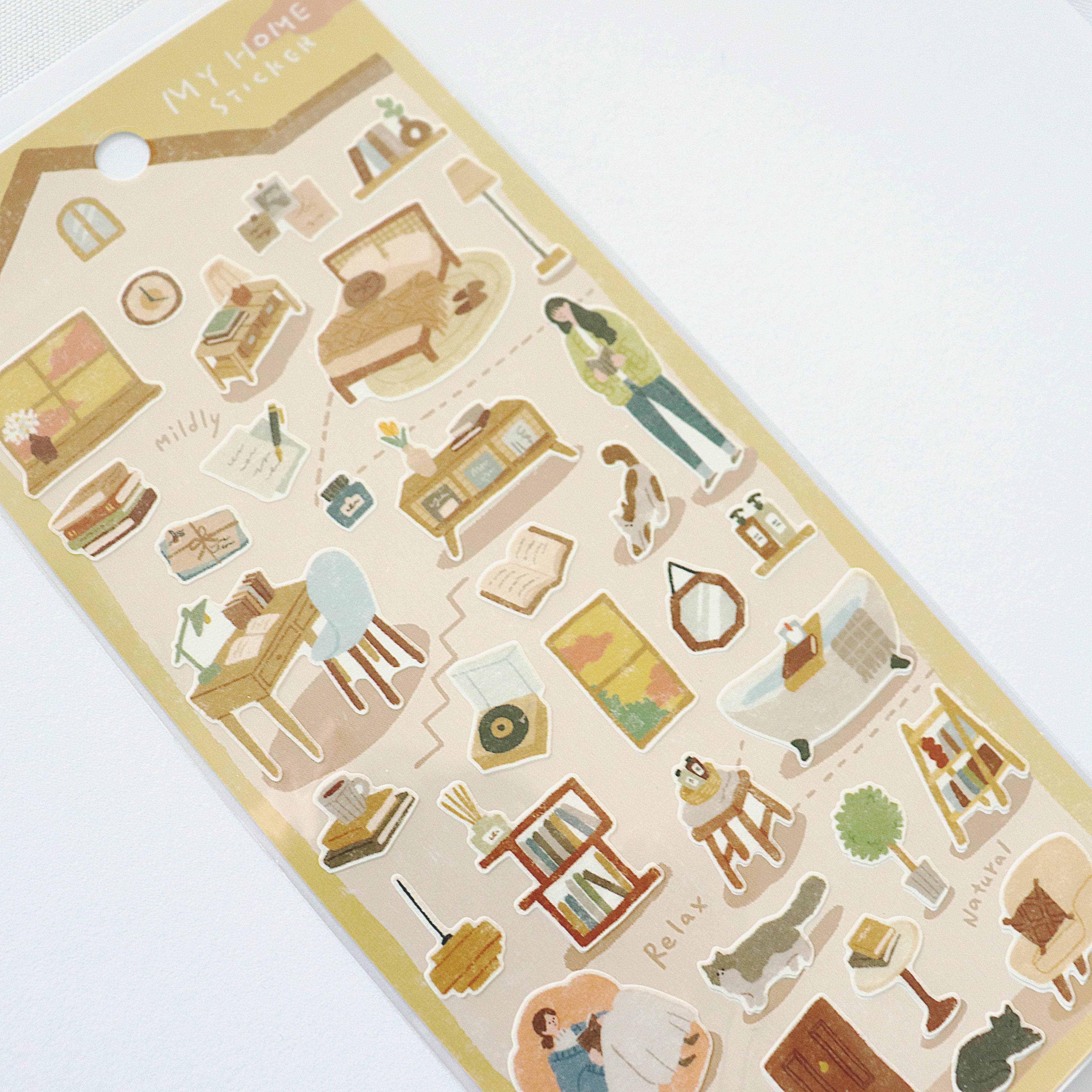 [Mind Wave] My Home Sticker- Reading Time