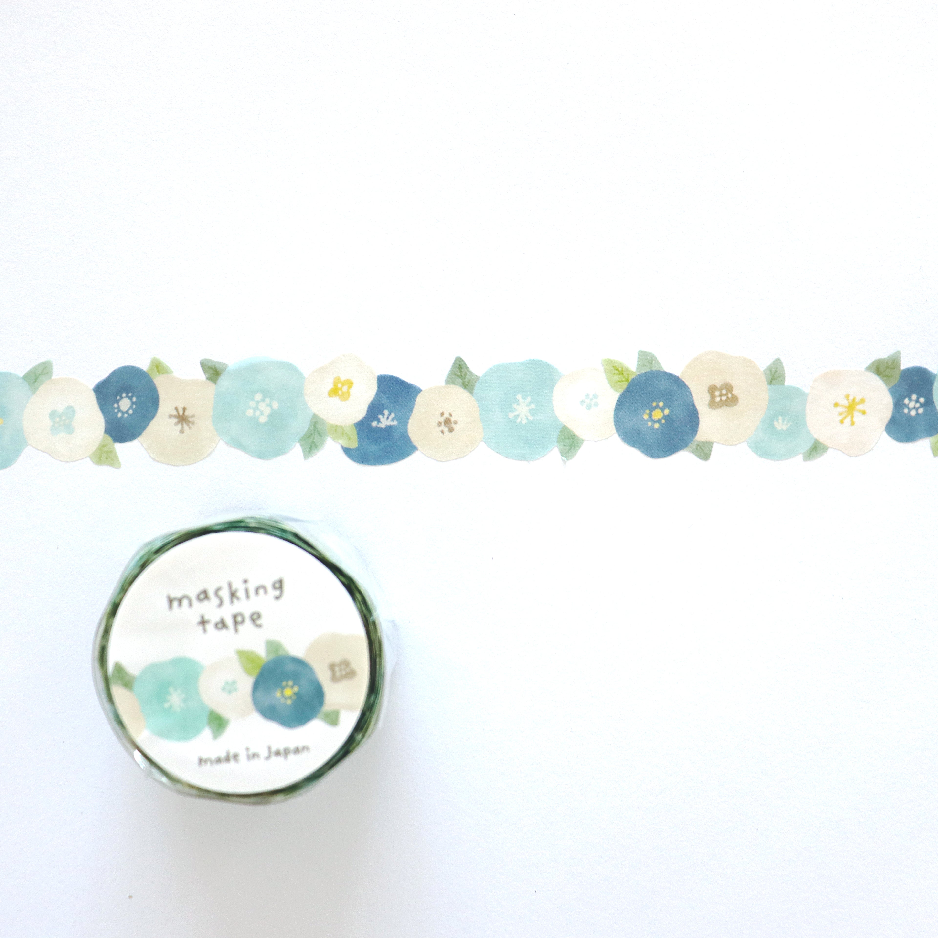 [Mind Wave] Rimless Die-Cut Masking Tape- Hana Ao
