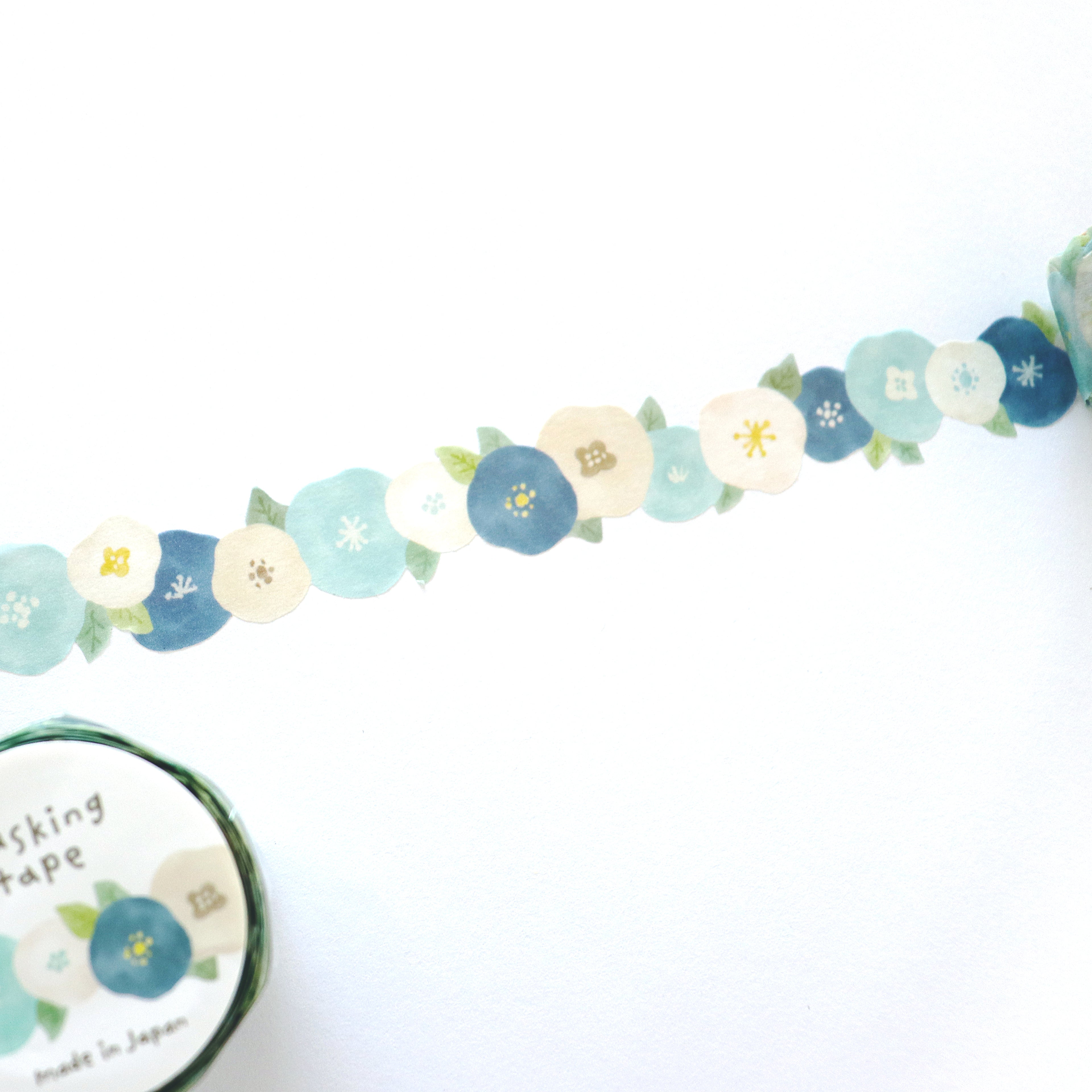 [Mind Wave] Rimless Die-Cut Masking Tape- Hana Ao