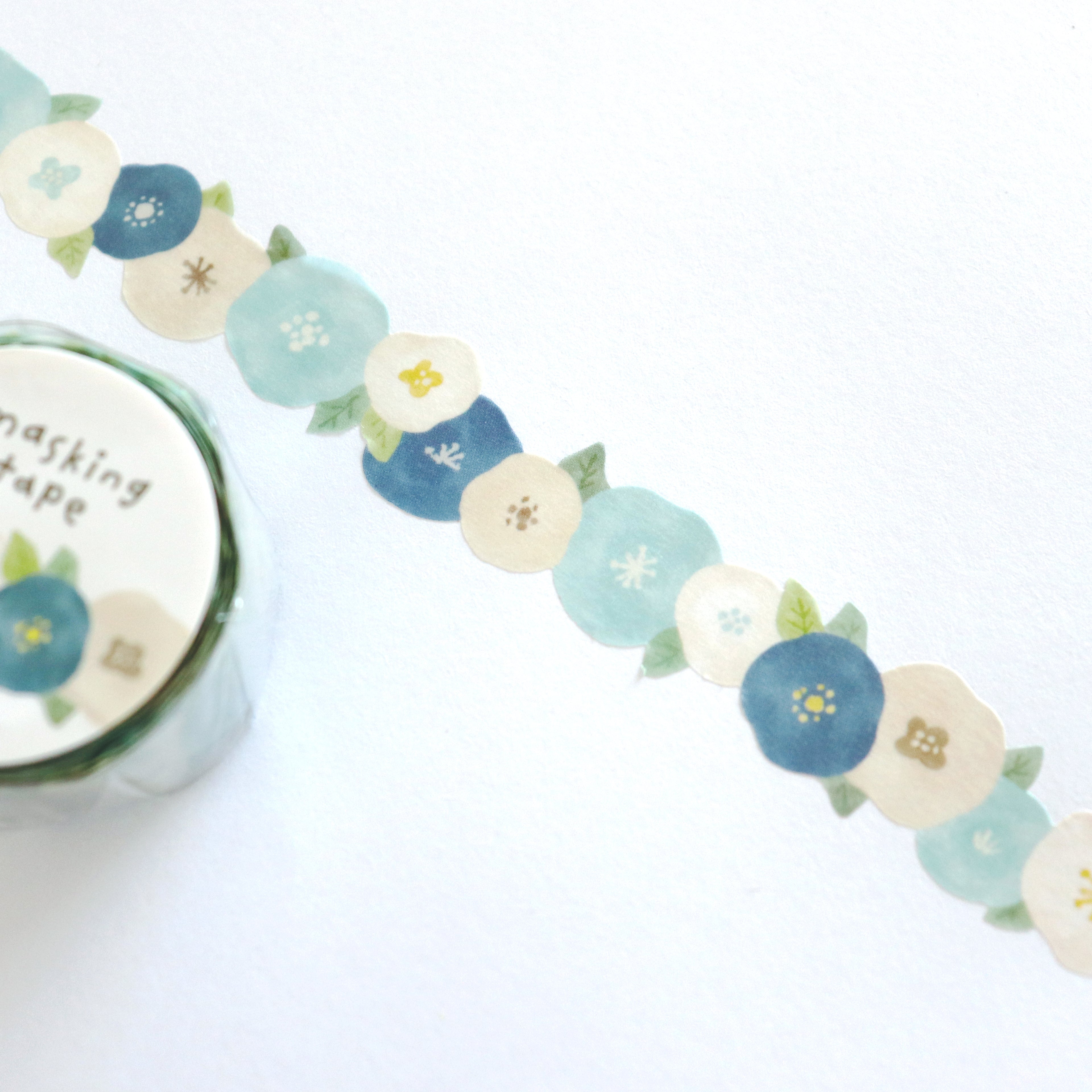 [Mind Wave] Rimless Die-Cut Masking Tape- Hana Ao