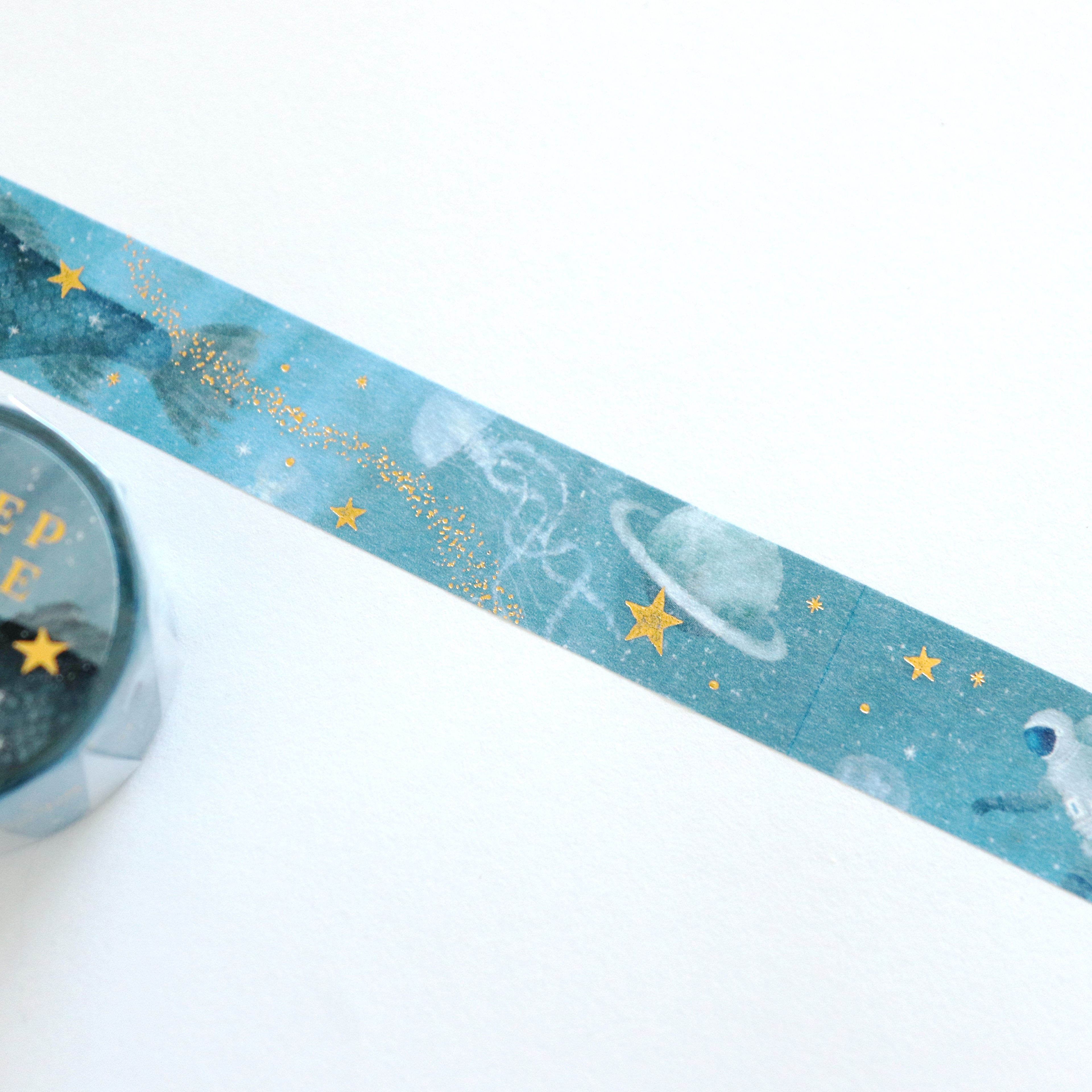 【Cozyca Products】Akira Kusaka- Foil Stamped Masking Tape- Deep Blue