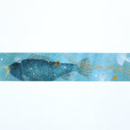 【Cozyca Products】Akira Kusaka- Foil Stamped Masking Tape- Deep Blue