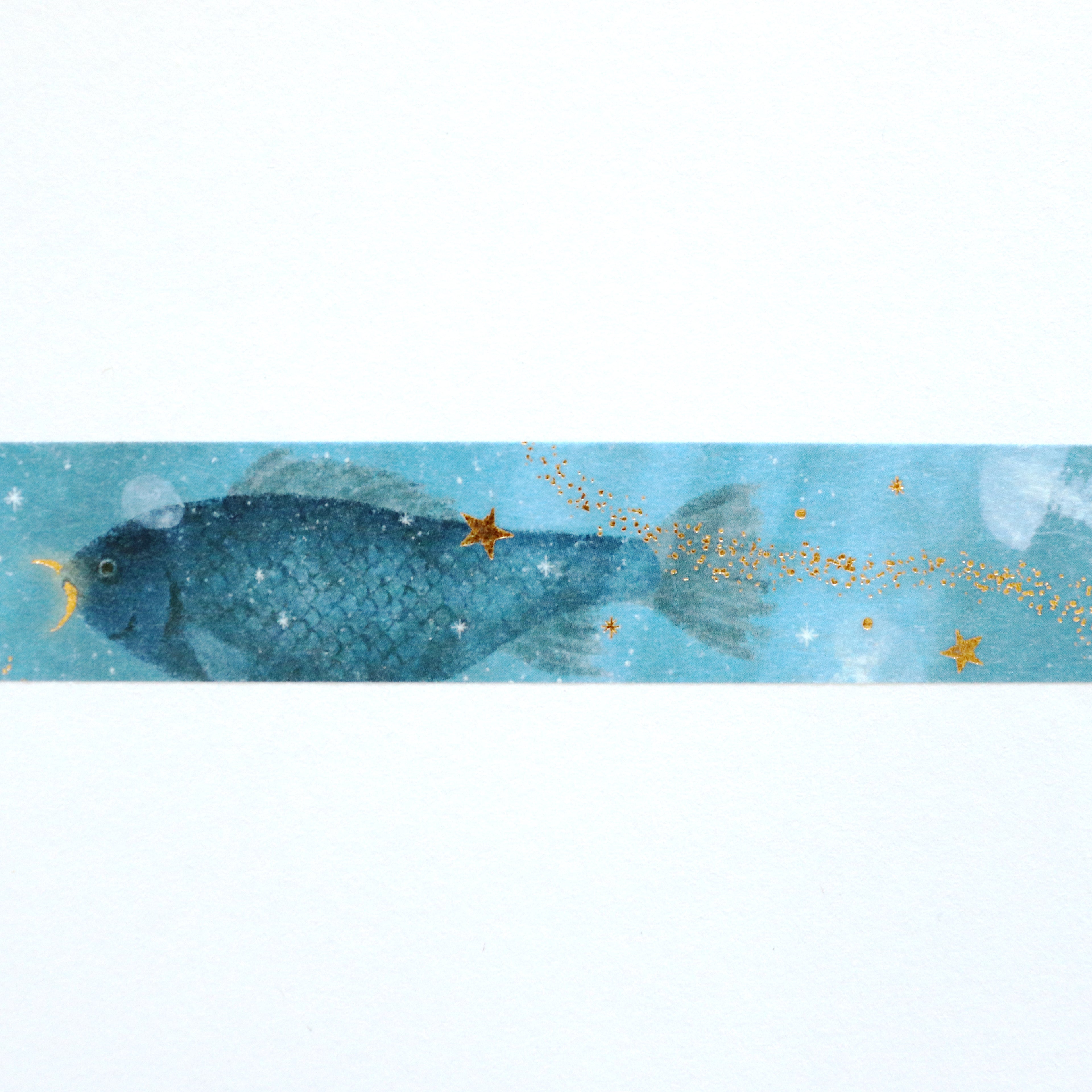 【Cozyca Products】Akira Kusaka- Foil Stamped Masking Tape- Deep Blue