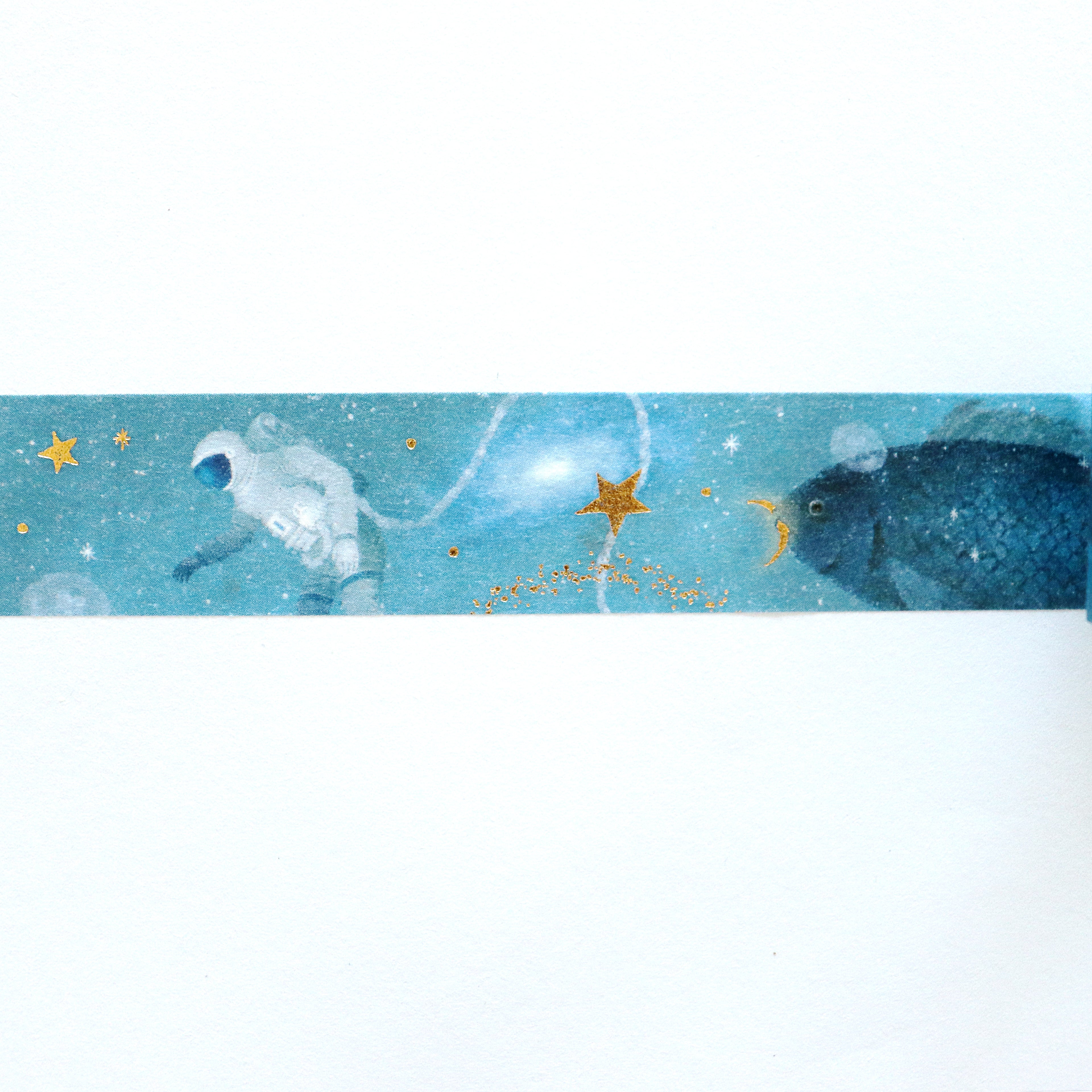 【Cozyca Products】Akira Kusaka- Foil Stamped Masking Tape- Deep Blue