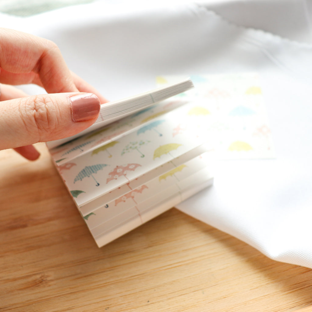 [Seitousha] Block Memo Pad – Parasol （Umbrella）