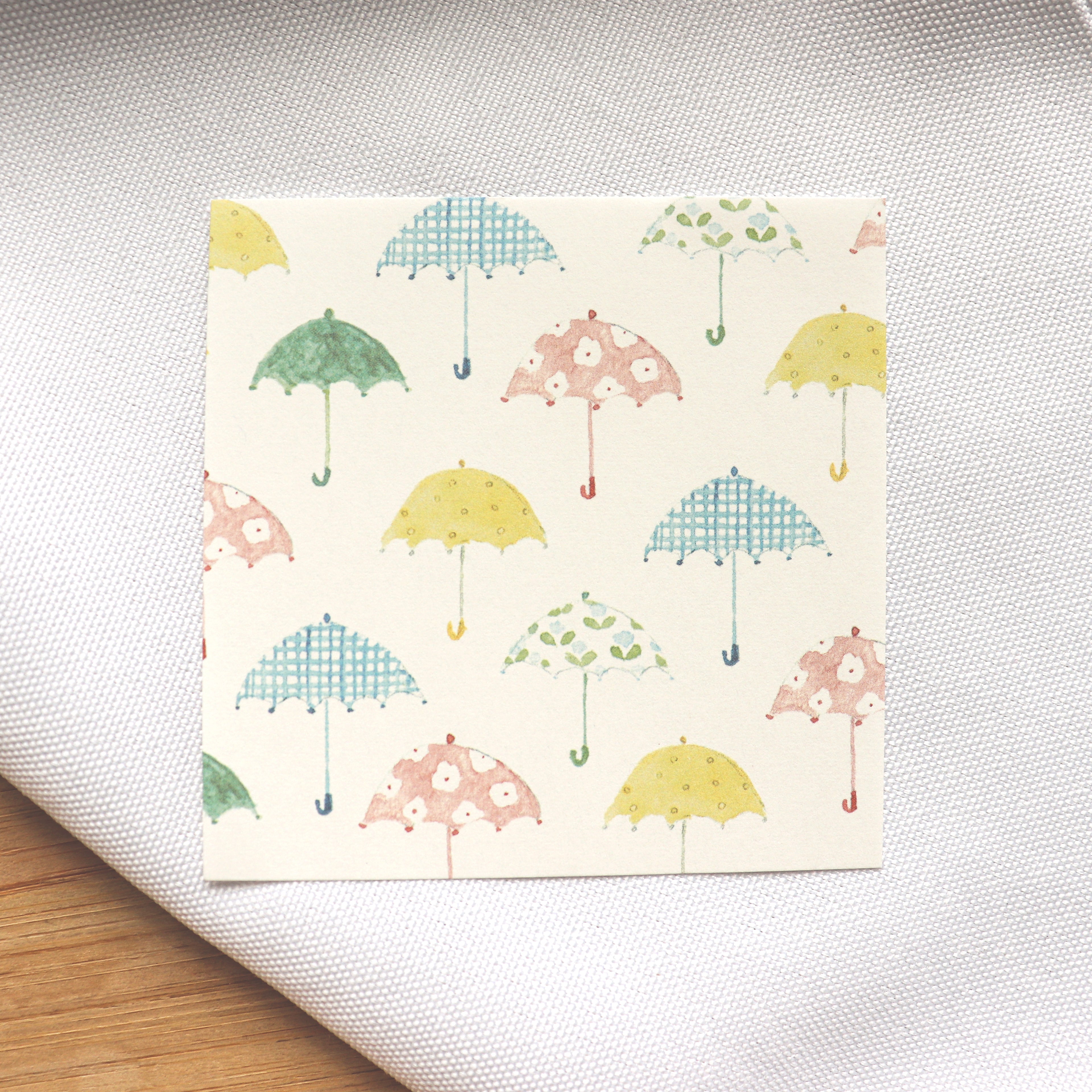 [Seitousha] Block Memo Pad – Parasol （Umbrella）