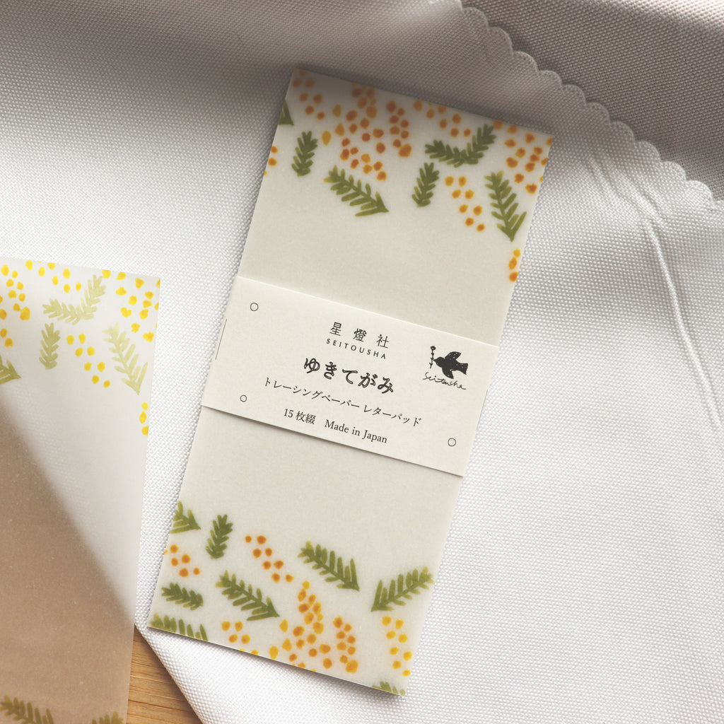 [Seitousha] Yukitegami Memo Pad – Letter of Dreams (Mimosa)