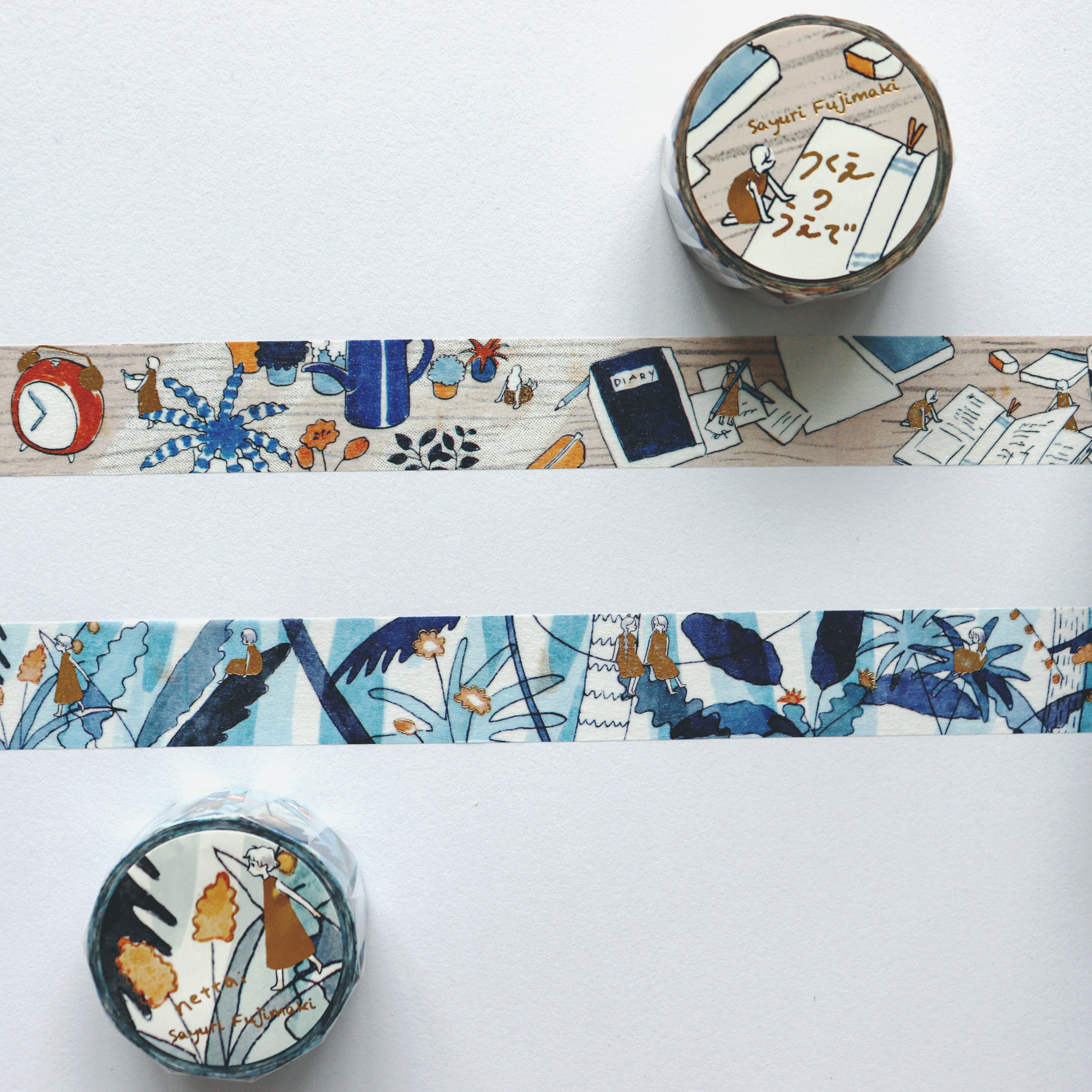 【Cozyca Products】 Foil Stamped Masking Tape – Sayuri Fujimaki