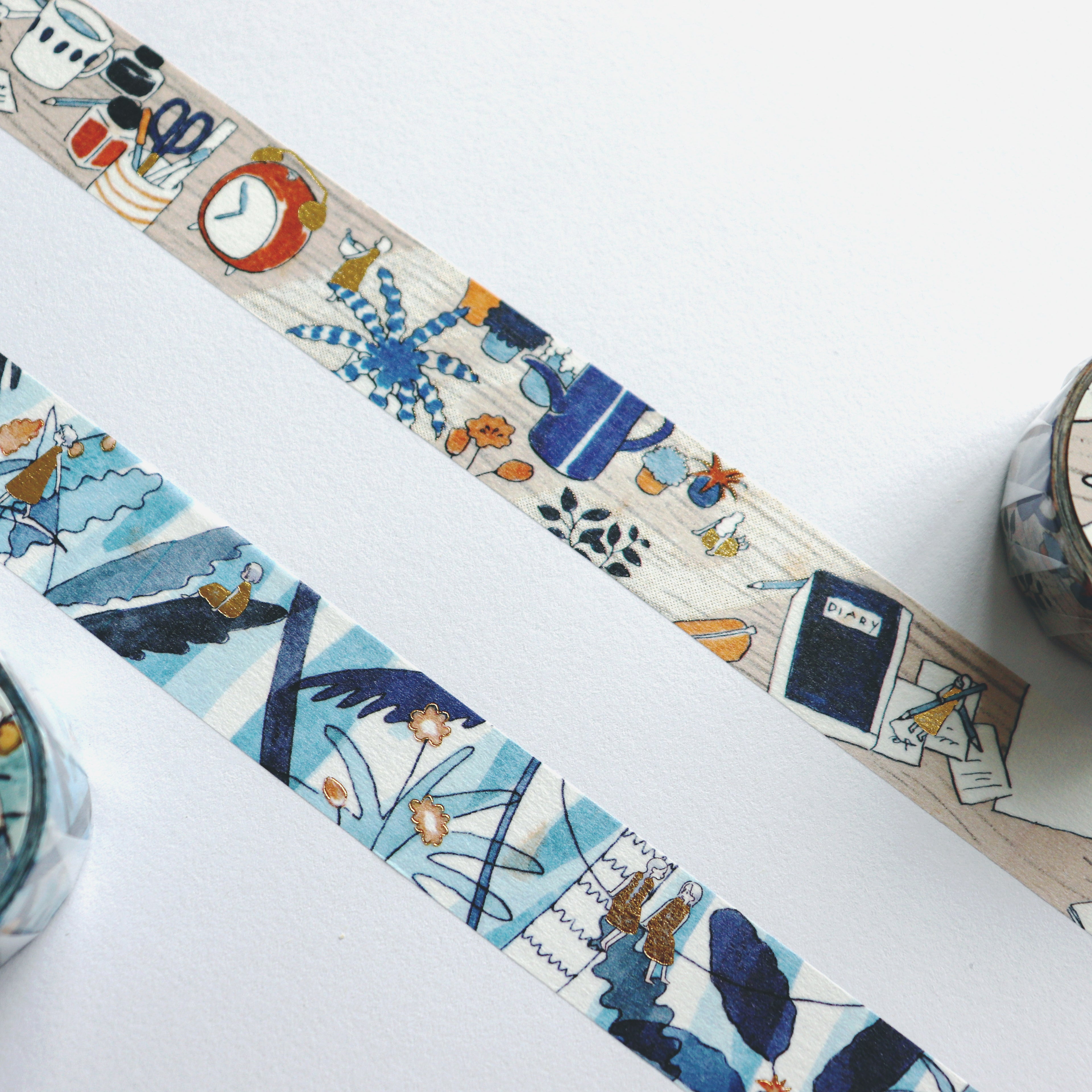 【Cozyca Products】 Foil Stamped Masking Tape – Sayuri Fujimaki