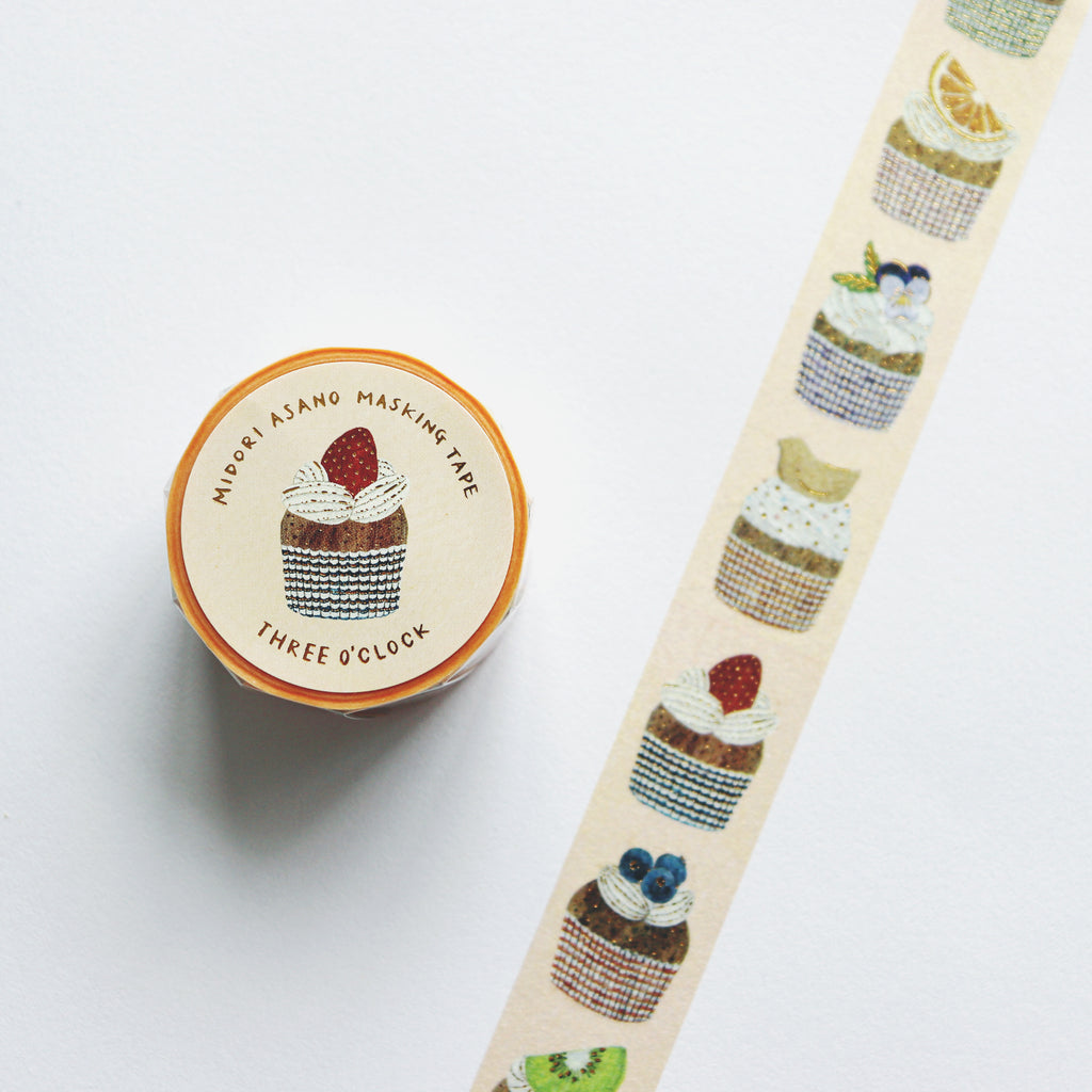 【Cozyca Products】Midori Asano- Masking Tape – Three O'Clock