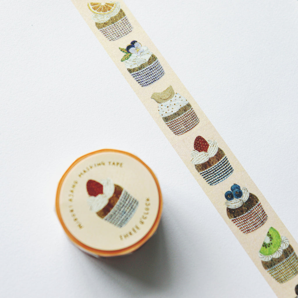 【Cozyca Products】Midori Asano- Masking Tape – Three O'Clock
