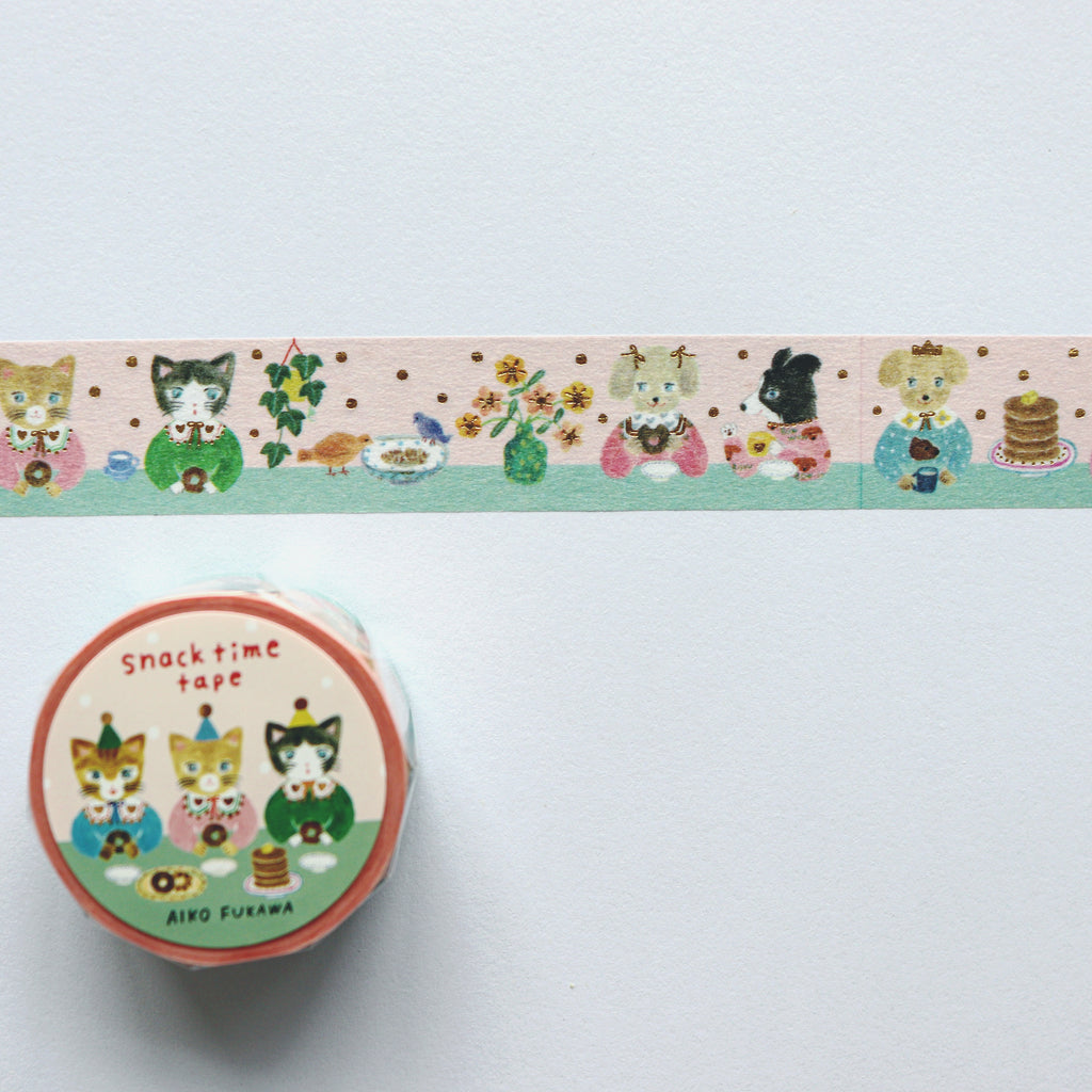 【Cozyca Products】 Aiko Fukawa- Masking Tape – Snack Time