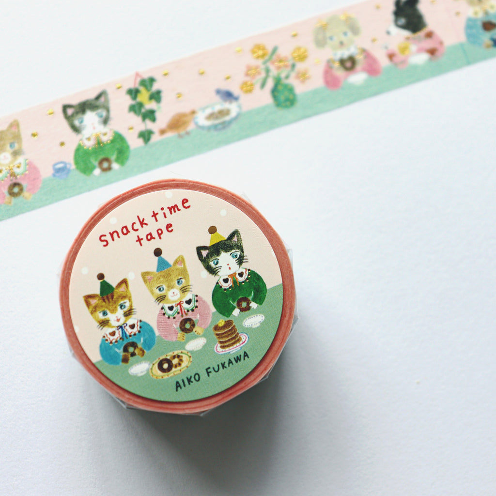 【Cozyca Products】 Aiko Fukawa- Masking Tape – Snack Time