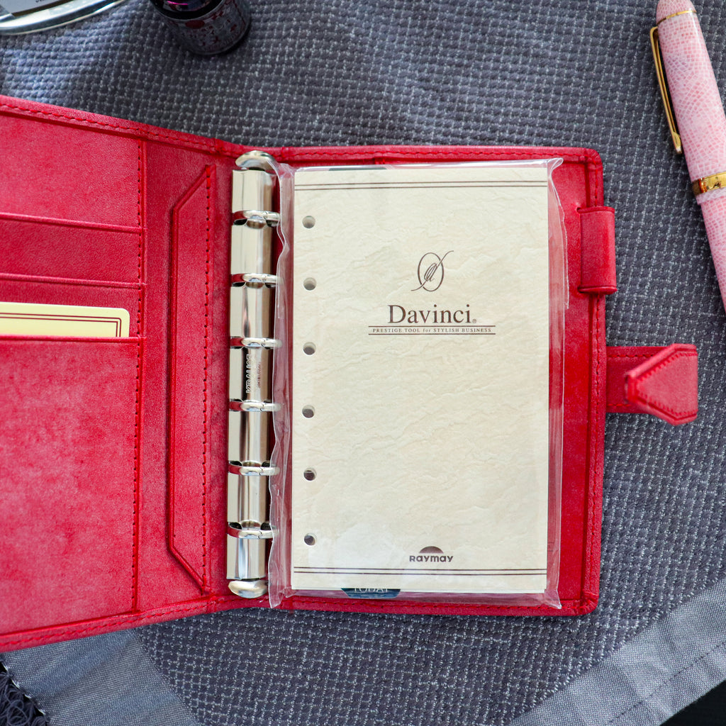 【Raymay Fujii】- Da Vinci Grande Roroma Classic System Notebook — Pocket Size