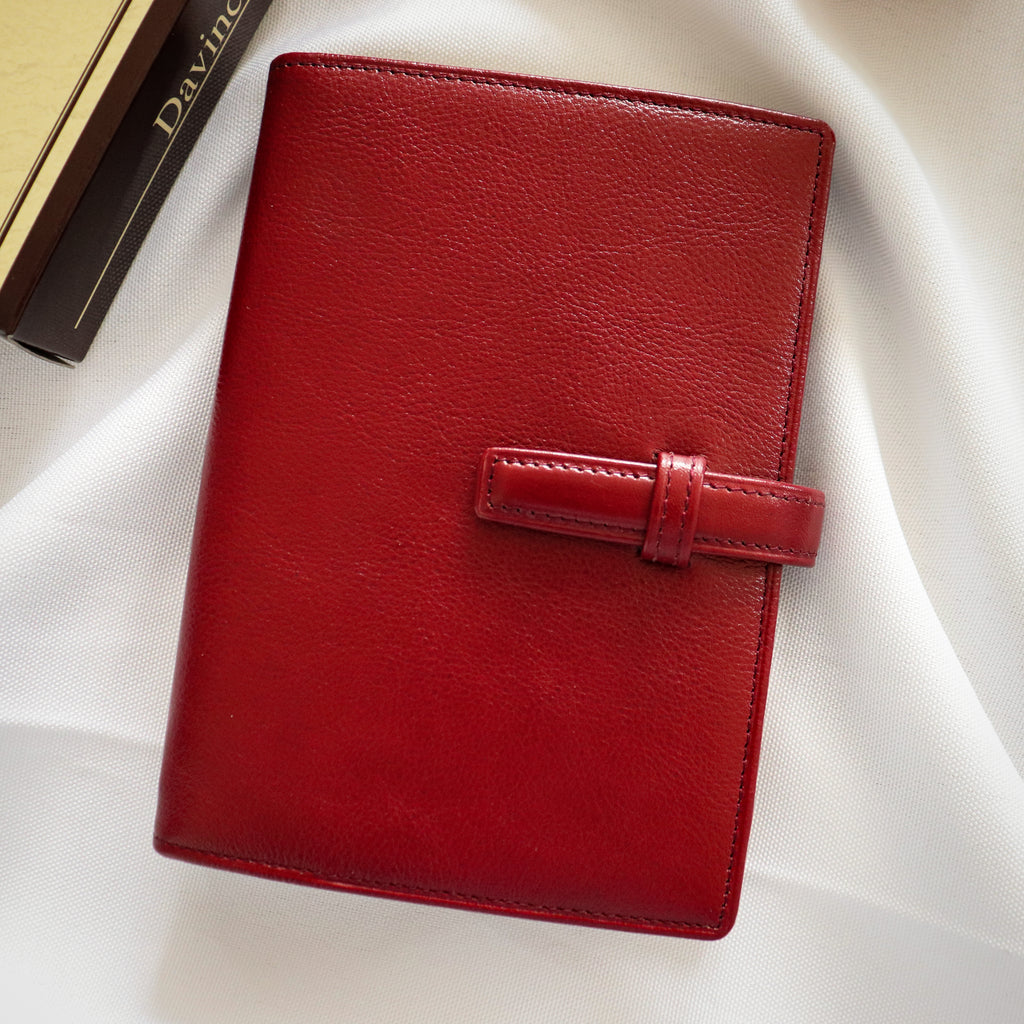 【Raymay Fujii】- Da Vinci Standard System Notebook — Pocket Size — Wine