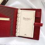 【Raymay Fujii】- Da Vinci Standard System Notebook — Pocket Size — Wine
