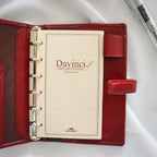 【Raymay Fujii】- Da Vinci Standard System Notebook — Pocket Size — Wine