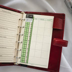 【Raymay Fujii】- Da Vinci Standard System Notebook — Pocket Size — Wine