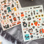 [Cozyca] Kuroneko Takumi Sticker Sheet – Robin-chan