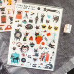 [Cozyca] Kuroneko Takumi Sticker Sheet – Robin-chan