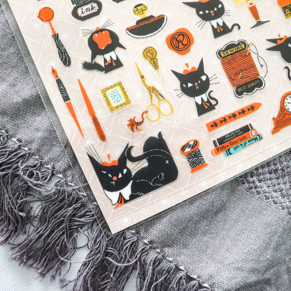 [Cozyca] Kuroneko Takumi Sticker Sheet – Robin-chan